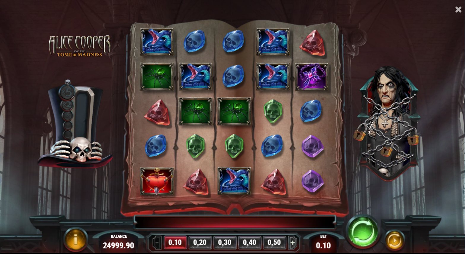 Alice Cooper and the Tome of Madness