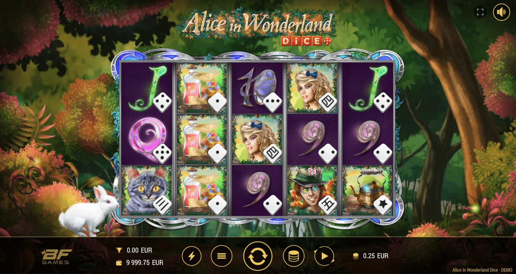 Alice in Wonderland Dice