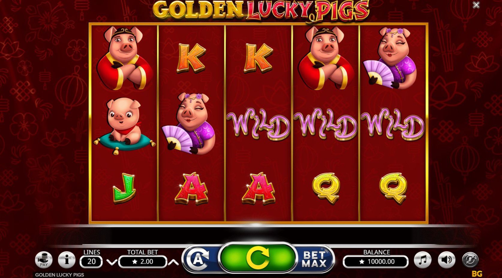 Golden Lucky Pigs