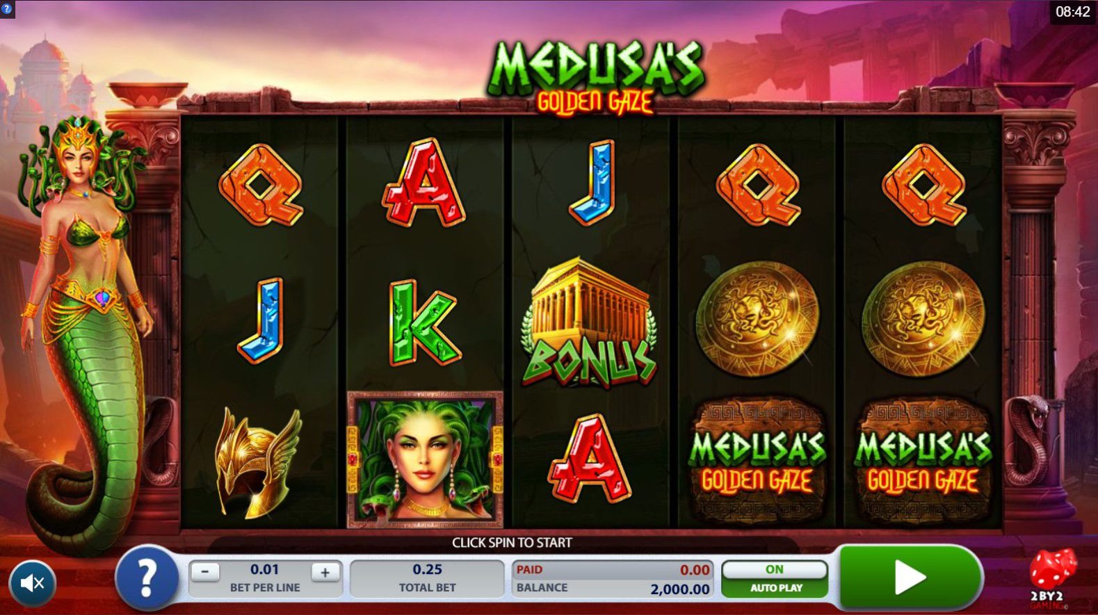 Medusa's Golden Gaze